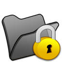 folder, locked icon