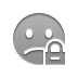 smiley,sad,lock icon