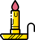 candle, christmas, xmas svg vector icon