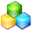 blocks, modules icon