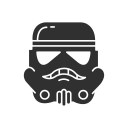 helmet, mask, starwars, storm trooper svg vector icon