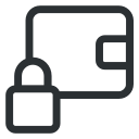 balance, lock, money, payment, wallet svg vector icon