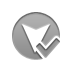 arrowhead,down,checkmark icon