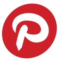 pinterest, social svg vector icon