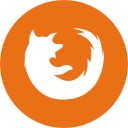 browser, circle, firefox, round svg vector icon