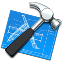 blueprint, build, develop, developing, development, hammer, tool, xcode icon
