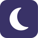 clear, moon, night, weather svg vector icon