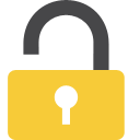 lock,open icon