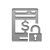 invoice,lock,open icon