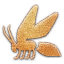 bee,embossed icon
