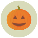 halloween, pumpkin svg vector icon