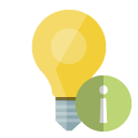 ligthbulb,info icon