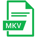 document, extension, format, mkv, paper svg vector icon