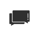 chat, facebook, inbox, message svg vector icon