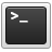 prompt, terminal icon