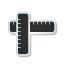 ruler, sticker icon