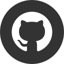 circle, github, round svg vector icon