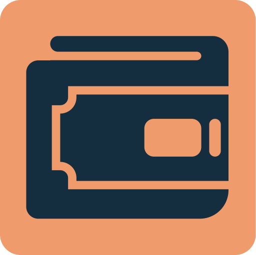 Wallet svg vector icon