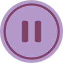 audio, media, media player, music, pause, video player svg vector icon