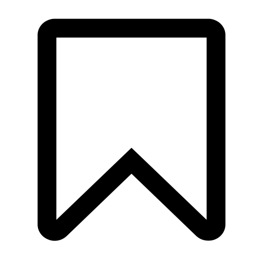 Bookmark O svg vector icon