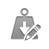 weight,pencil icon