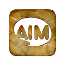 aim, logo, square icon