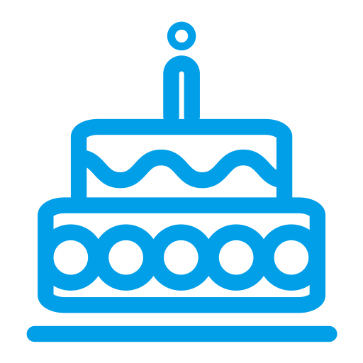 Cake svg vector icon