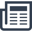 communication, documents, journalism, media, news, newspaper, page, paper, press, reading, social svg vector icon