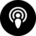 podcast svg vector icon