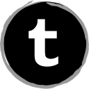 logo, media, social, tumblr svg vector icon
