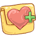 folder,favheart icon