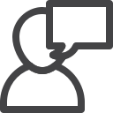 chat, feedback, seo svg vector icon