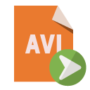 file,format,avi,right icon