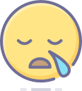 emoji, emot, sleep, sleeping svg vector icon