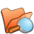 folder,orange,explorer icon