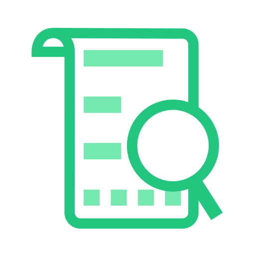 Tax Inquiry svg vector icon