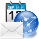 earth, envelope, world icon