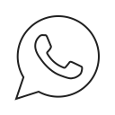 call, contact, logo, media, message, social, whatsapp svg vector icon