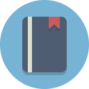 book, booklet, bookmark svg vector icon
