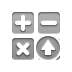 calculator,button,buttons up,up icon