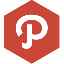 hexagon, media, path, social svg vector icon