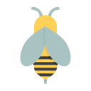 apiary, apiculture, bee, beekeeping, fly, honey, insect svg vector icon