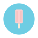 cream, dessert, ice, stick, strawberry icon