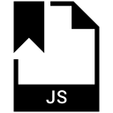 file, format, js svg vector icon
