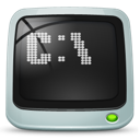 run, shell icon