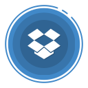 dropbox, social media svg vector icon