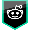 logo, media, reddit, social svg vector icon