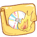 folder,burn icon