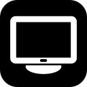 computer, desktop, display, monitor, screen, tv svg vector icon