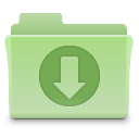 downloads,folder,green icon